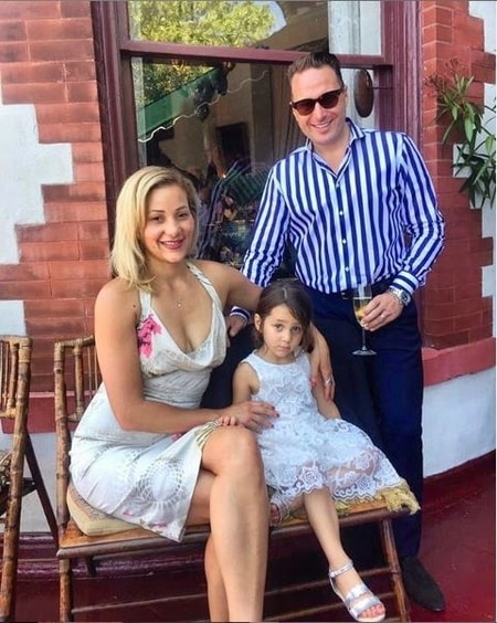 Linette Semino and Matt Semino with their daughter Selene Semino